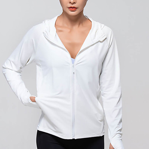 

Women's Solid Colored Active Spring & Fall Jacket Regular Daily Long Sleeve Polyster Coat Tops Light Gray