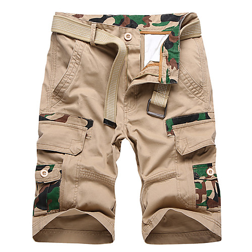 

Men's Hiking Shorts Hiking Cargo Shorts Camo Summer Outdoor 10 Multi-Pockets Breathable Wear Resistance Cotton Shorts Black Blue Khaki Green Hunting Fishing Climbing 28 29 30 31 32