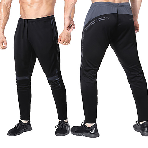 

Men's Sweatpants Joggers Jogger Pants Athletic Bottoms Drawstring Zipper Pocket Winter Fitness Gym Workout Running Training Exercise Breathable Soft Sweat wicking Normal Sport Black / Micro-elastic