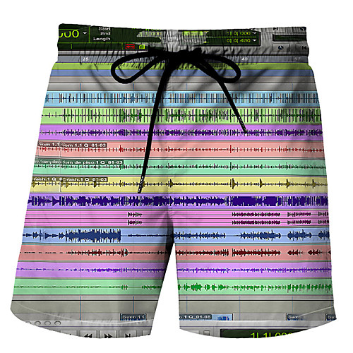 

Men's Swim Shorts Swim Trunks Board Shorts Breathable Quick Dry Drawstring - Swimming Surfing Water Sports Summer