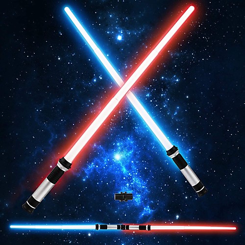 

Warrior LED Lighting Lightsabers Light Up Toy Transformable Glow Kid's Adults for Birthday Gifts and Party Favors 2 pcs