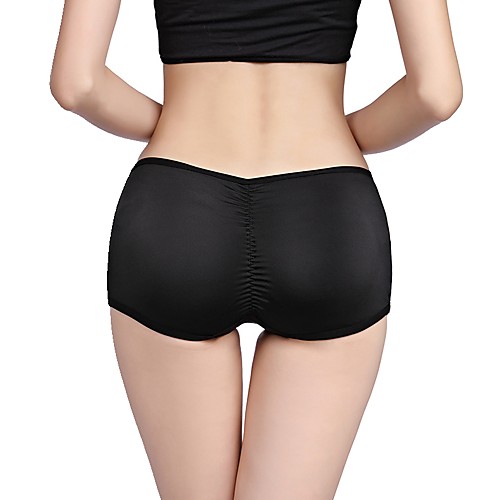 

Women's 1 Piece Basic Seamless Panty / Shaping Panty - Normal Low Waist Black Camel S M L