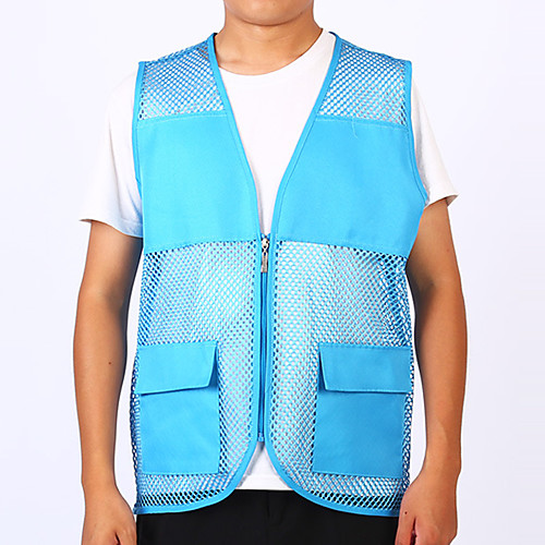 

Men's Hiking Vest / Gilet Hiking Tee shirt Hunting Gilet Outdoor Breathable Quick Dry Ventilation Wearable Spring Summer Solid Colored Top Cotton Polyester Yellow Red Blue