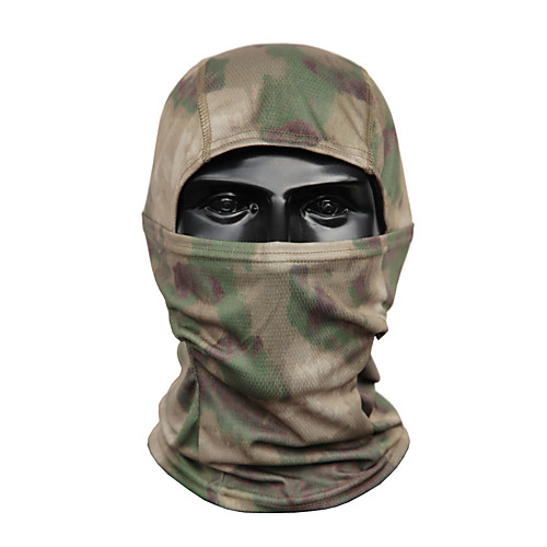 

Men's Face cover Hunting Hat Face Mask Portable Quick Dry Ultraviolet Resistant Breathability Camo Spring & Summer Terylene Hunting Fishing Camping / Hiking / Caving Everyday Use Jungle camouflage