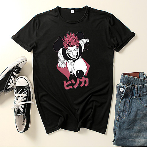 

Inspired by Hunter X Hunter Hisoka Cosplay Costume T-shirt Microfiber Graphic Prints Printing T-shirt For Men's / Women's