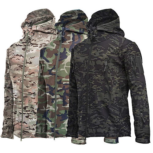 

winter outdoor soft shell waterproof jacket camo hooded rain jacket ski tactical hunting hiking jacket regenjacke impermeavel gray xxxl