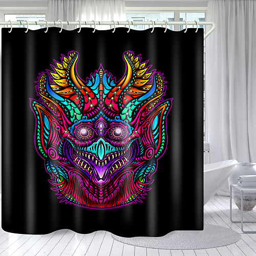 

Shower Curtains & Hooks Modern Polyester New Design