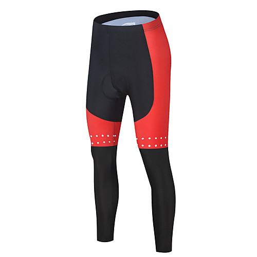 

Men's Cycling Pants Bike Tights Sports Black / Red / Black / Blue Clothing Apparel Form Fit Bike Wear / Micro-elastic / Athleisure