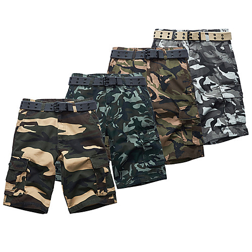 

Men's Hiking Shorts Hiking Cargo Shorts Camo Outdoor 10 Breathable Soft Multi-Pockets Wear Resistance Cotton Shorts White Yellow Army Green Grey Khaki Hunting Fishing Climbing 28 29 30 36 38