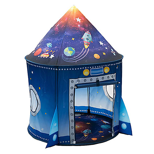

Play Tent & Tunnel Playhouse Teepee Castle Astronaut Space Foldable Convenient Polyester Gift Indoor Outdoor Party Favor Festival Fall Spring Summer 3 years Boys and Girls Pop Up Indoor/Outdoor