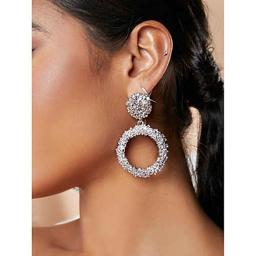 

Women's Drop Earrings Earrings Circle Simple Fashion Trendy Earrings Jewelry Gold / Silver For Gift Vacation Birthday 1 Pair