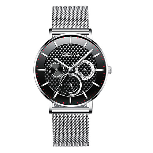 

Men's Dress Watch Analog Quartz Stylish Calendar / date / day / One Year / Stainless Steel / Titanium Alloy