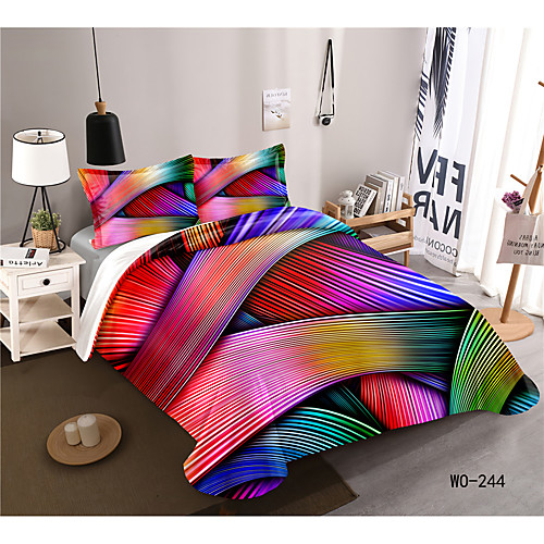 

3-Piece Duvet Cover Set Hotel Bedding Sets Comforter Cover with Soft Lightweight Microfiber, Include 1 Duvet Cover, 2 Pillowcases for Double/Queen/King
