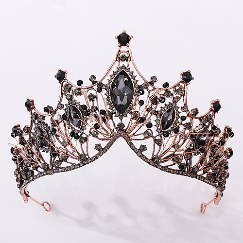 

Retro Sweet Rhinestone / Alloy Tiaras / Headbands with Crystal / Rhinestone / Beading / Metal 1 Piece Wedding / Party / Evening Headpiece
