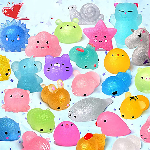

Squishy Squishies Squishy Toy Squeeze Toy / Sensory Toy 20-40 pcs Mini Animal Stress and Anxiety Relief Kawaii Mochi For Kid's Adults' Boys and Girls