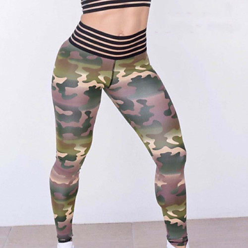 

Activewear Pants Solid Women's Training Running Natural Polyester