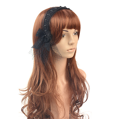 

Cute Sweet Organza Headpiece with Bowknot 1 Piece Special Occasion / Birthday Headpiece