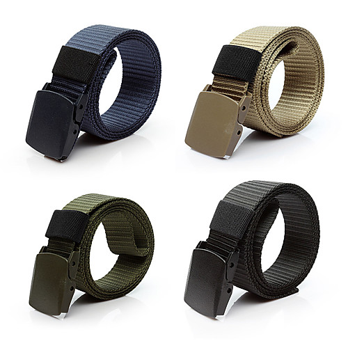 

Men's Military Tactical Belt Breathable Wearable Protective for Solid Colored Nylon Fall Spring Summer