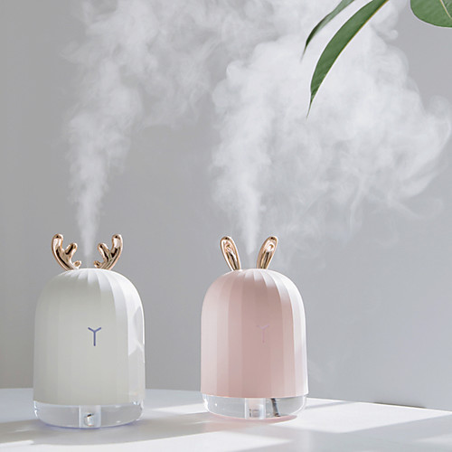 

High quality 220ML Ultrasonic Air Humidifier Aromatherapy Essential Oil Diffuser for home car USB fog manufacturer with LED night light