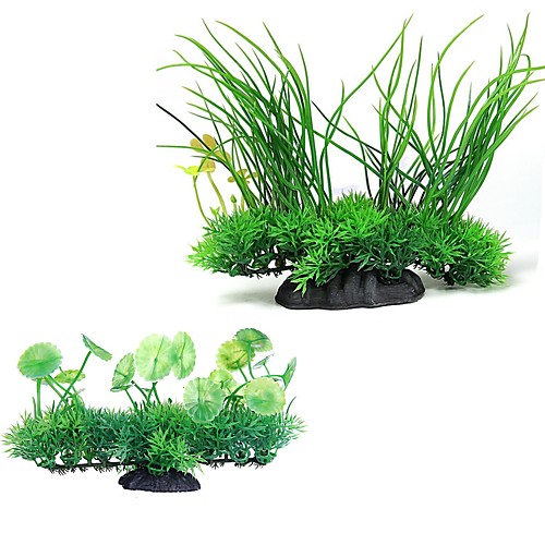 

Fish Tank Aquarium Decoration Fish Bowl Artificial Plants Yellow Artificial Special Material 20 cm