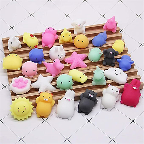 

Squishy Squishies Squishy Toy Squeeze Toy / Sensory Toy 30 pcs Mini Animal Stress and Anxiety Relief Kawaii Mochi For Kid's Adults' Boys and Girls