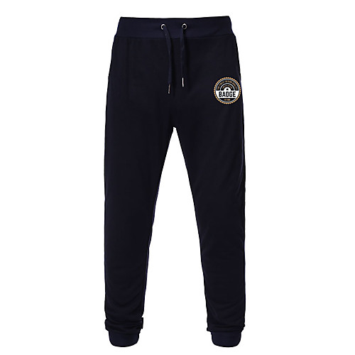 

Men's Casual / Sporty Sweatpants Outdoor Sports Daily Sports Pants Pants Graphic Full Length Drawstring Pocket Print Black Light gray Dark Gray Navy Blue