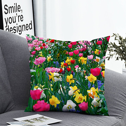

1 pcs Polyester Pillow Cover Pillow Cover & Insert Simple Classic Square Zipper Polyester Traditional Classic