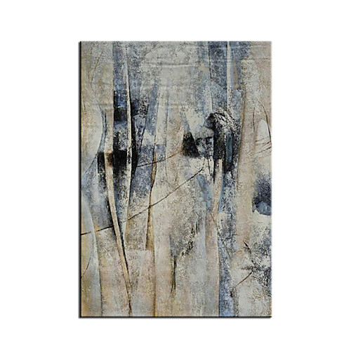 

Oil Painting Hand Painted Vertical Abstract Landscape Modern Rolled Canvas (No Frame)