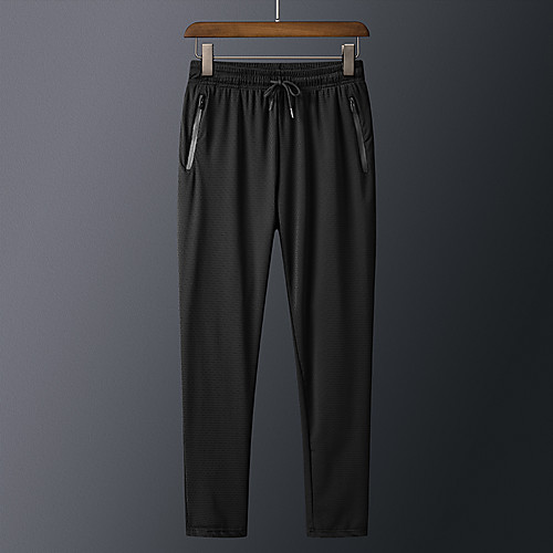 

Men's Hiking Pants Trousers Solid Color Outdoor Regular Fit Breathable Quick Dry High Elasticity Wear Resistance Elastane Bottoms Black Hunting Fishing Climbing M L XL XXL XXXL
