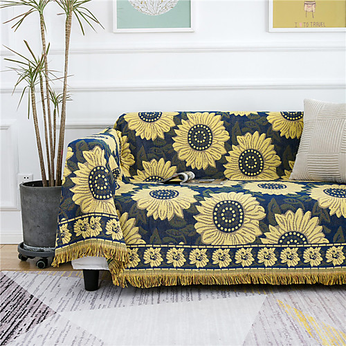 

Sofa Cover Plants / Floral Printed Cotton Slipcovers
