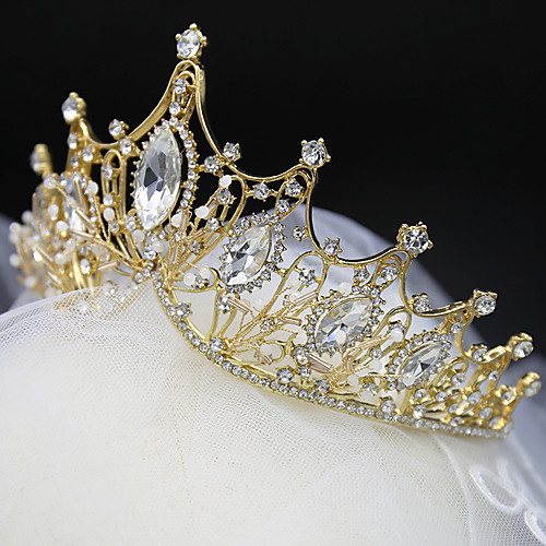 

Wedding Alloy Tiaras with Metal 1 Piece Wedding / Party / Evening Headpiece