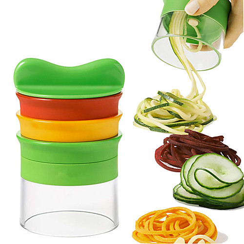 

Grater Handheld Spiralizer Vegetable Slicer 3 in 1 Hand Spiral DIY Cutter Veggie Pasta Zucchini Spaghetti Maker for Carrots Salad Cucumber
