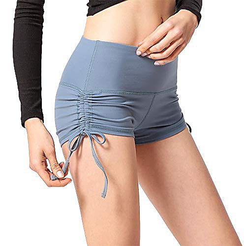 

Yoga Short for Women High Waist Workout Shorts Running Sport Fitness Activewaer Gym Clothes Blue