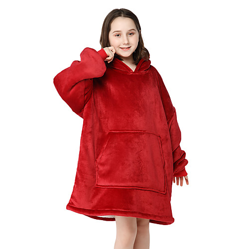 

Kid's Kigurumi Pajamas Anime Onesie Pajamas Flannel Fabric Red Cosplay For Boys and Girls Animal Sleepwear Cartoon Festival / Holiday Costumes