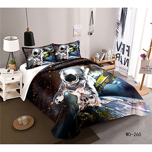 

3-Piece Duvet Cover Set Hotel Bedding Sets Comforter Cover with Soft Lightweight Microfiber, Include 1 Duvet Cover, 2 Pillowcases for Double/Queen/King