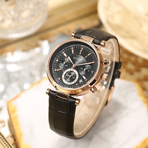 

Women's Quartz Watches Analog Quartz Stylish Minimalist Water Resistant / Waterproof / PU Leather