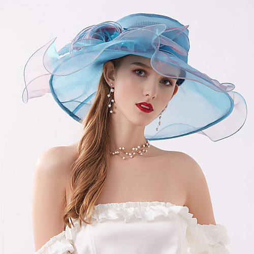 

Other Hats with Flower 1 Piece Party / Evening / Horse Race Headpiece