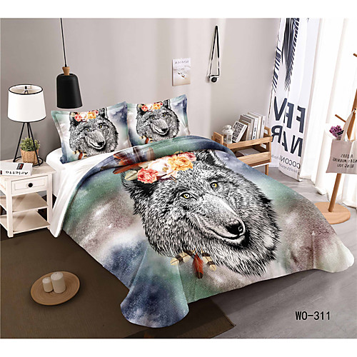 

3-Piece Duvet Cover Set Hotel Bedding Sets Comforter Cover with Soft Lightweight Microfiber, Include 1 Duvet Cover, 2 Pillowcases for Double/Queen/King