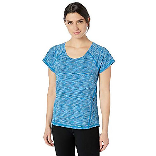 

Women's T shirt Hiking Tee shirt Short Sleeve Tee Tshirt Top Outdoor Lightweight Breathable Quick Dry Sweat wicking Spring Summer Female rose red Female pink Male navy Fishing Climbing Camping