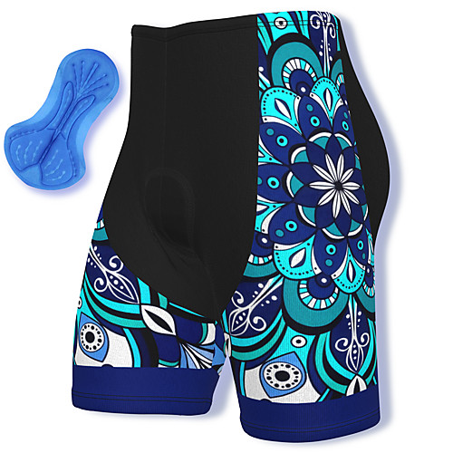 

21Grams Men's Cycling Shorts Spandex Bike Padded Shorts / Chamois Breathable Quick Dry Sports Blue Mountain Bike MTB Road Bike Cycling Clothing Apparel Bike Wear / Athleisure