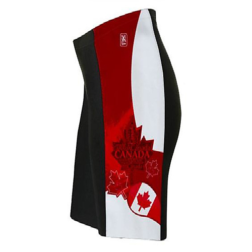 

canada art cycling shorts for women - size s