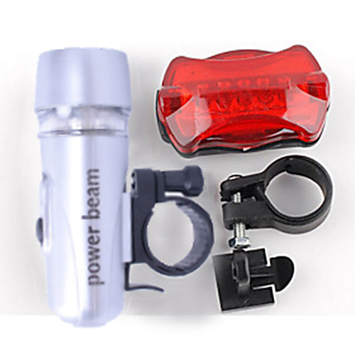 

super bright cycling bicycle light set waterproof front head light 5 led bicycle rear flashlight safety bike accessories