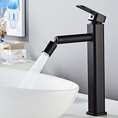 

Bathroom Sink Faucet - Rotatable Electroplated Other Single Handle One HoleBath Taps