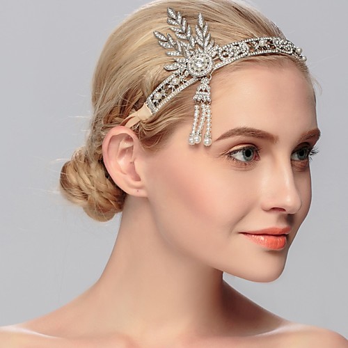 

Wedding Bridal Crystal Headpiece with Crystal 1 Piece Wedding / Special Occasion Headpiece