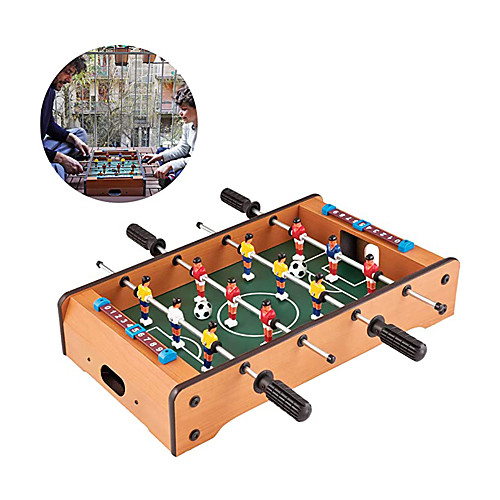 

Fun Little Games- Mini Tabletop Soccer Game Desktop Foosball Table for Kids Teens and Adults. Indoor Foozeballs Table for Table Top Game-20 Inch Soccer Table Game Foosball Tables