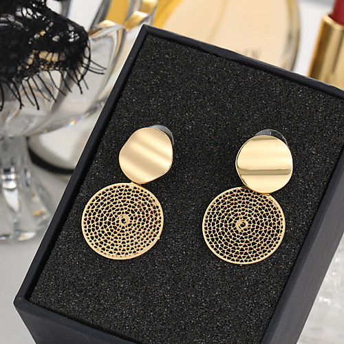 

Women's Earrings Hollow Out Statement Stylish European Earrings Jewelry Gold For Wedding Party Evening Street Date Festival