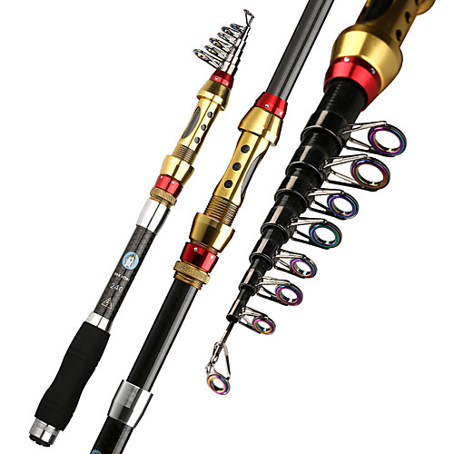 

Fishing Rod Telescopic Rod 100/120/150/170/190/210/230 cm Carbon Portable Lightweight Sea Fishing