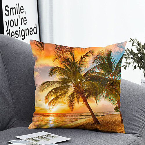 

1 pcs Polyester Pillow Cover Pillow Cover & Insert Simple Classic Square Zipper Polyester Traditional Classic