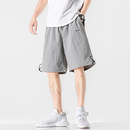 

Men's Shorts Cargo Outdoor Casual Daily Shorts Tactical Cargo Pants Plain Short Black Grey