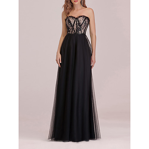

Women's A Line Dress Maxi long Dress Black Sleeveless Solid Color Spring Summer Sexy 2021 S M L XL XXL 3XL 4XL 5XL 6XL 7XL